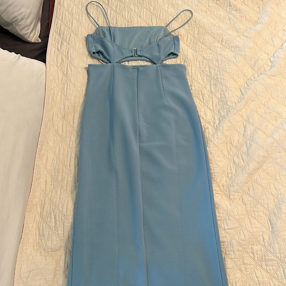 Blue midi dress never worn Hello Molly medium size 6 - Picture 4 of 4